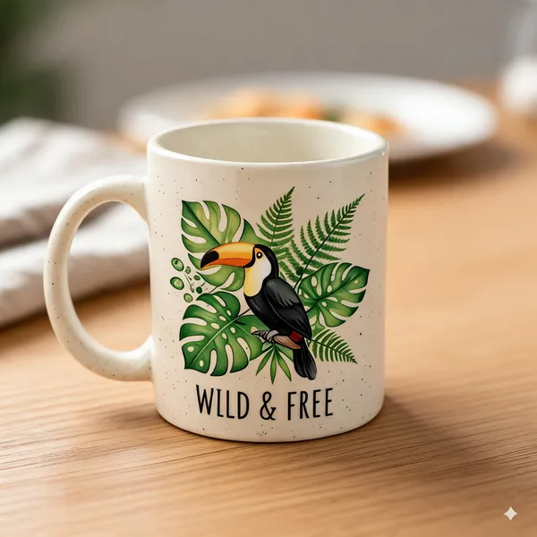 Multicolor_Ceramic_Tropical_Bird_Print_Coffee_Mug