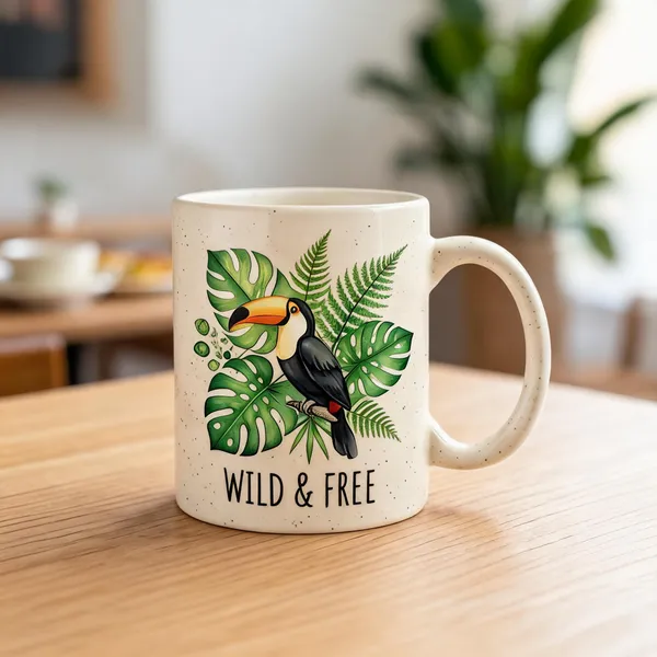 Multicolor_Ceramic_Tropical_Bird_Print_Coffee_Mug