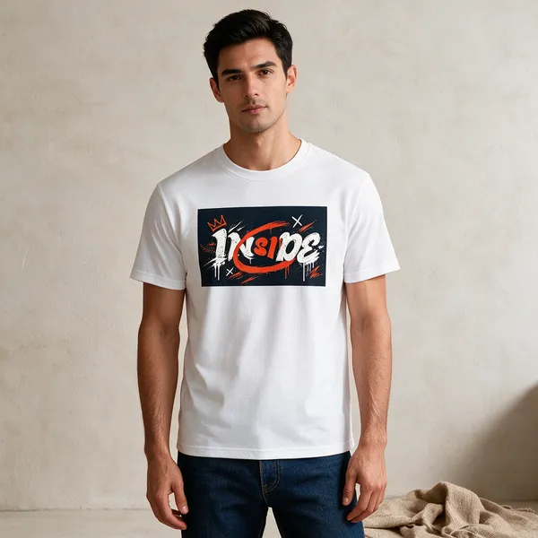 White_Graphic_Print_Regular_Fit_T-Shirt_for_Unisex
