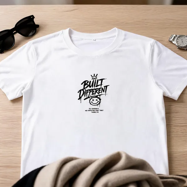 White_Graphic_Crew_Neck_T-Shirt_for_Unisex