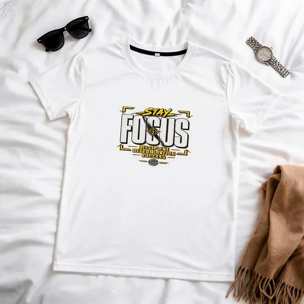 White_Graphic_Print_Crew_Neck_T-Shirt_for_Unisex