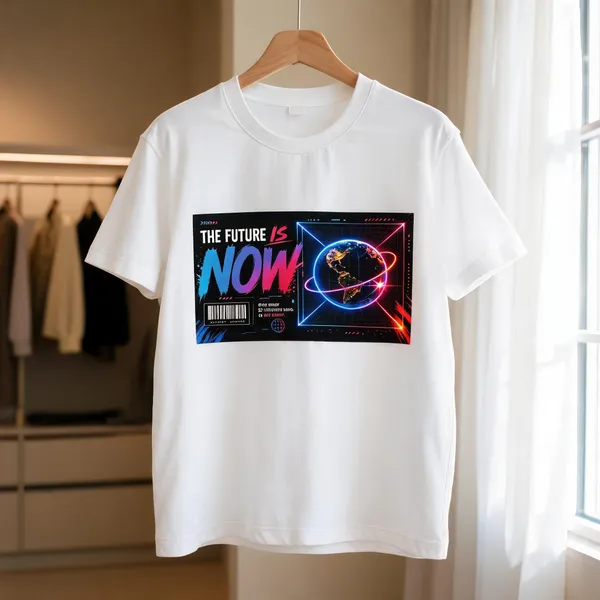 White_Graphic_Print_Round_Neck_T-Shirt_for_Unisex
