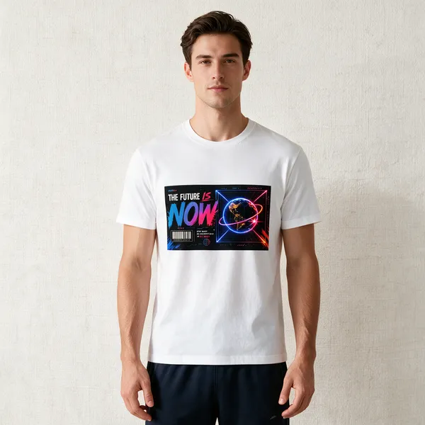 White_Graphic_Print_Round_Neck_T-Shirt_for_Unisex