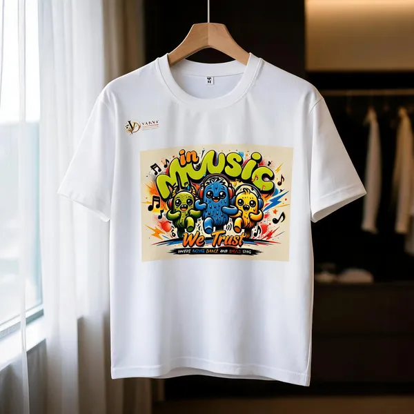 White_Graphic_Crew_Neck_T-Shirt_for_Unisex