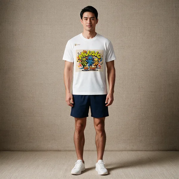 White_Graphic_Crew_Neck_T-Shirt_for_Unisex