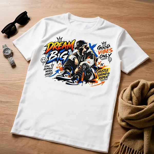 White_Regular_Fit_Graphic_T-Shirt_for_Unisex