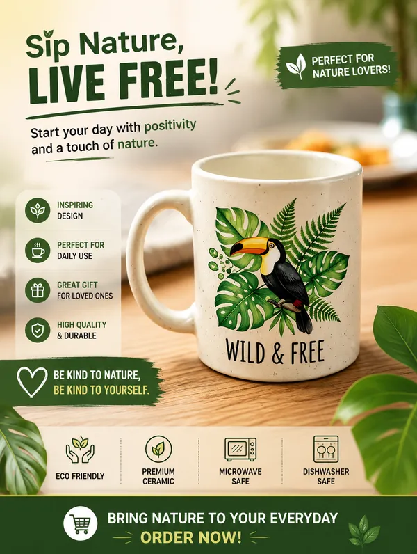 Multicolor_Ceramic_Tropical_Bird_Print_Coffee_Mug