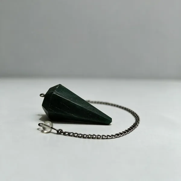 Black_Agate_Faceted_Pendulum_With_Chain