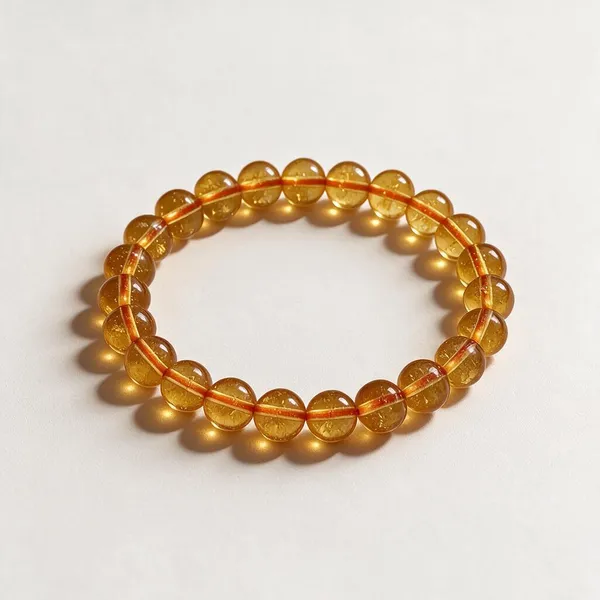 Yellow_Citrine_Crystal_Beaded_Bracelet_For_Adults