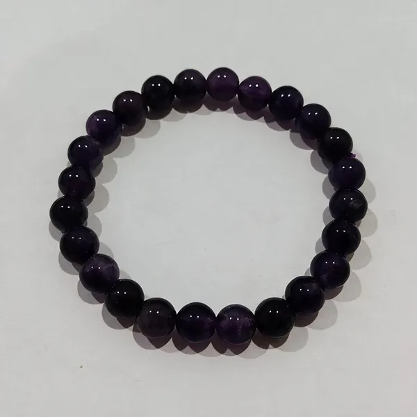 Black_Agate_Beaded_Bracelet_For_Adults