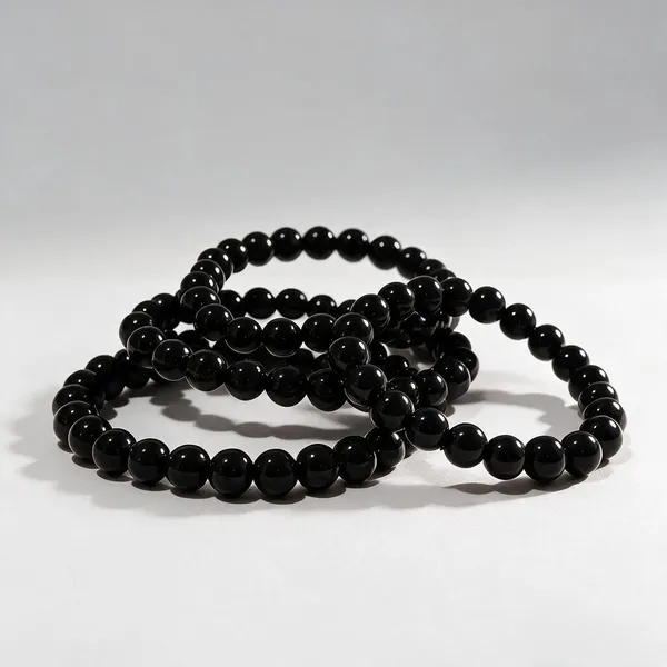 Black_Onyx_Beaded_Bracelet_For_Unisex