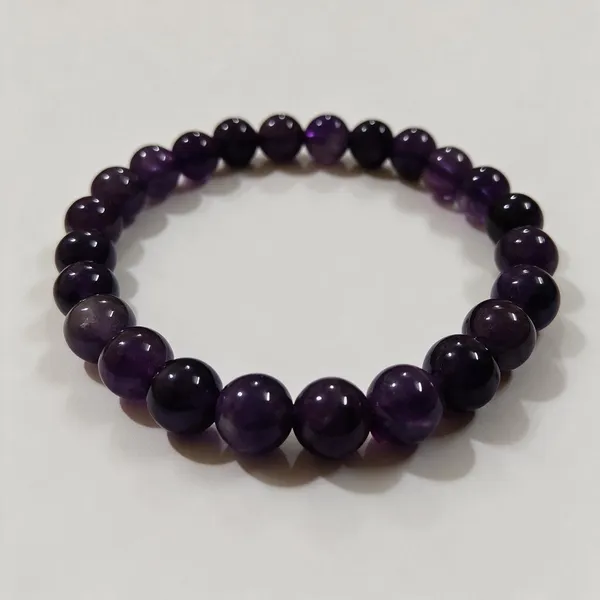 Purple_Amethyst_Beaded_Bracelet_For_Unisex