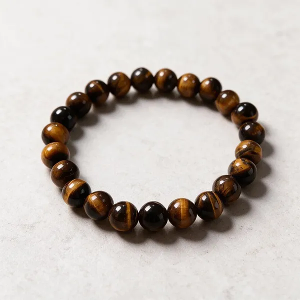 Brown_Tiger_Eye_Crystal_Beaded_Bracelet_For_Unisex
