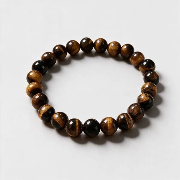 Brown_Tiger_Eye_Crystal_Beaded_Bracelet_For_Unisex
