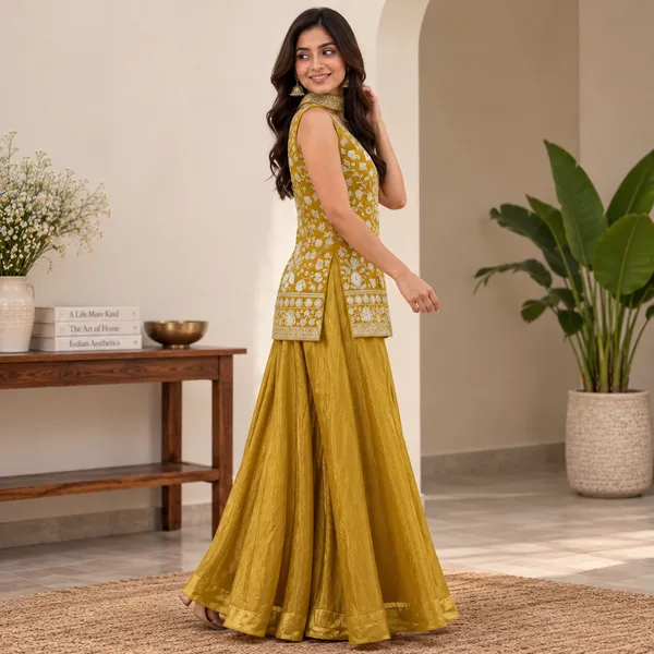 Mustard_Printed_Kurta_Palazzo_Set_for_Women