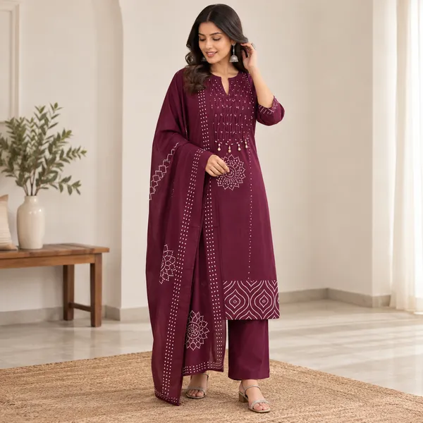 Maroon_Printed_Straight_Kurta_Set_for_Women