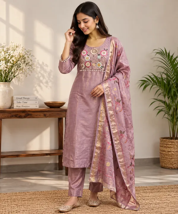 Lilac_Embroidered_Straight_Kurta_Set_for_Women