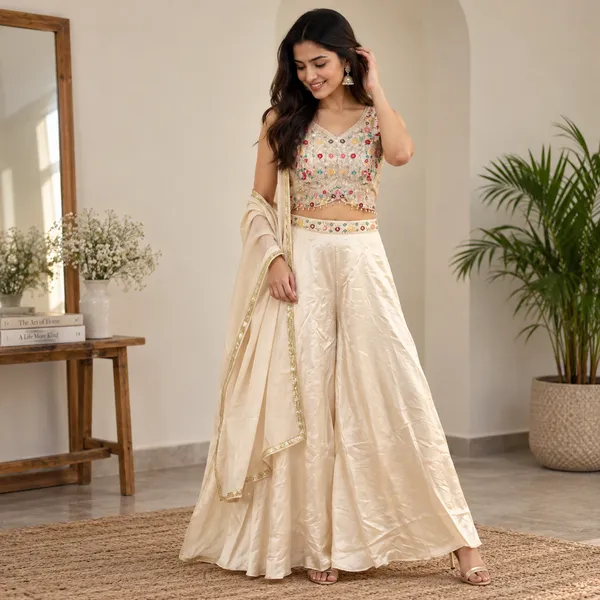 Cream_Embroidered_Palazzo_Suit_Set_for_Women