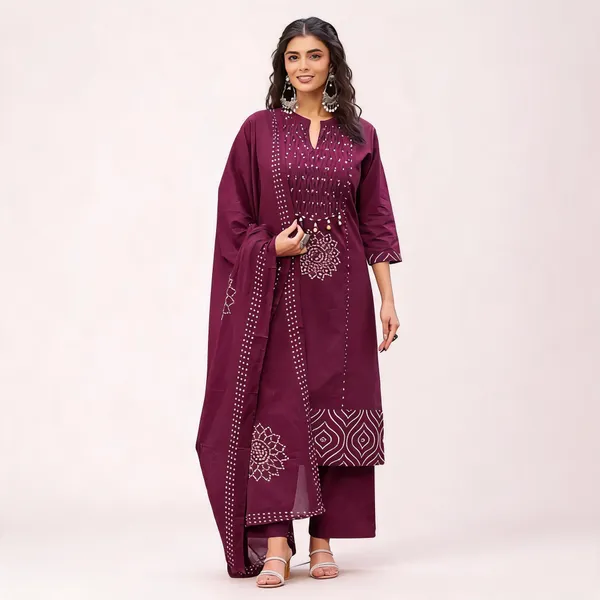 Maroon_Printed_Straight_Kurta_Set_for_Women
