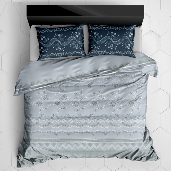 Cotton_Kalamkari_Grey_Floral_Ornamental_Print_King_Size_Bedsheet_Set