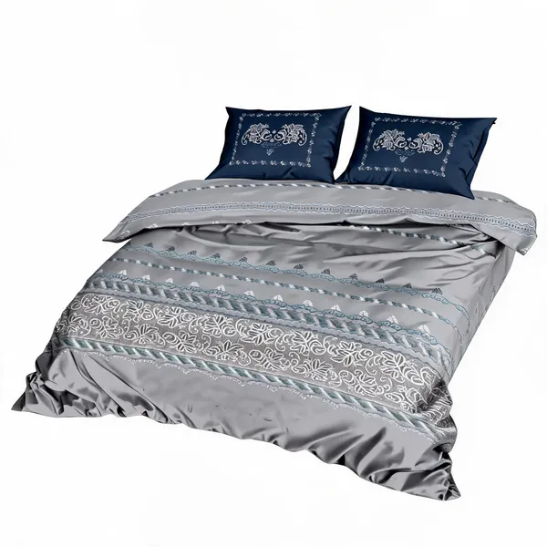 Cotton_Traditional_Grey_Floral_Geometric_Print_King_Size_Bedsheet_Set