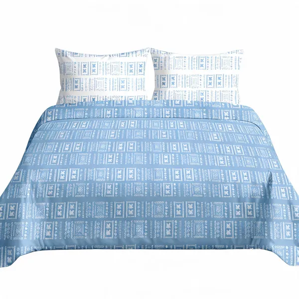 Cotton_Modern_Blue_Geometric_Print_King_Size_Bedsheet_Dohar_Set