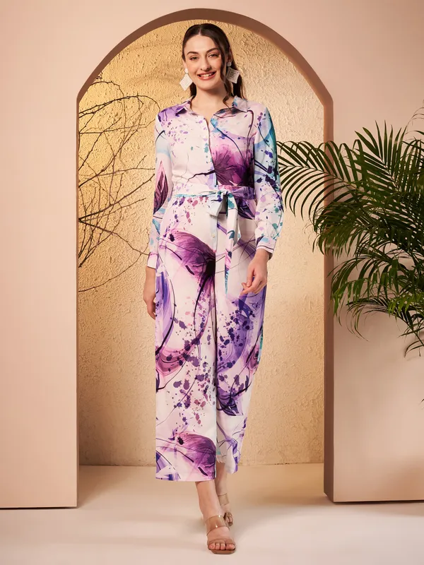 Multicolour_Printed_Full_Sleeve_Jumpsuit_For_Women