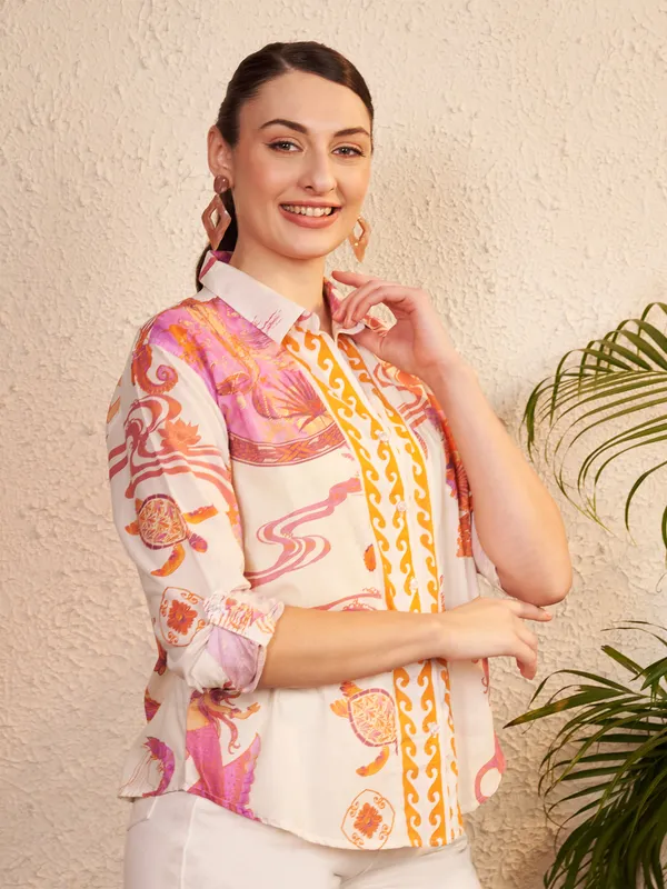 Multicolour_Printed_Regular_Fit_Shirt_For_Women