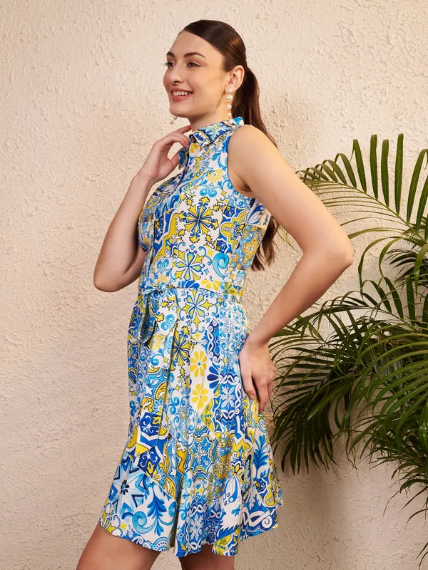 Multicolor_Printed_Fit_And_Flare_Dress_For_Women