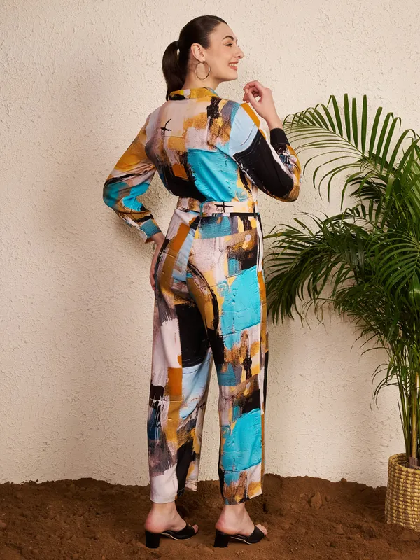 Multicolour_Abstract_Print_Jumpsuit_For_Women
