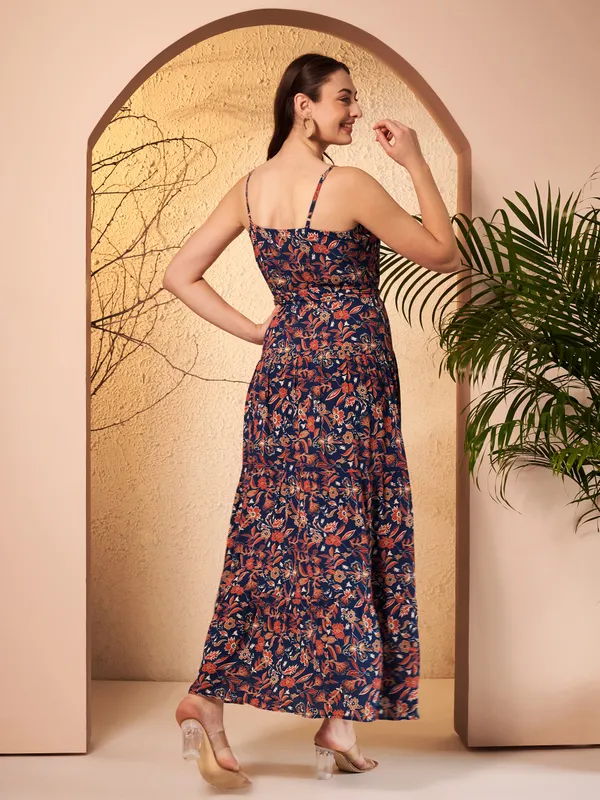 Navy_Floral_Print_Maxi_Dress_For_Women