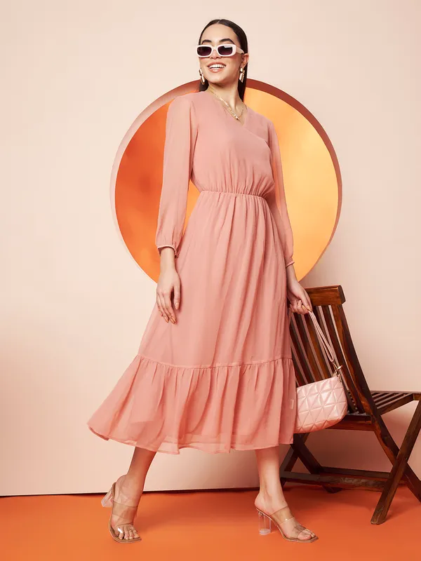 Pink_Fit_And_Flare_Midi_Dress_For_Women