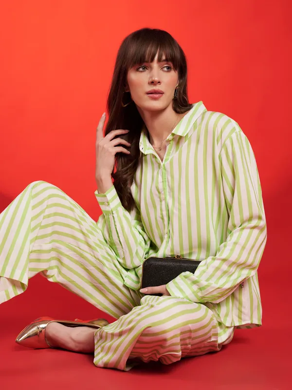 Green_Striped_Relaxed_Fit_Lounge_Set_For_Women