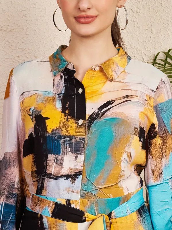 Multicolour_Abstract_Print_Jumpsuit_For_Women