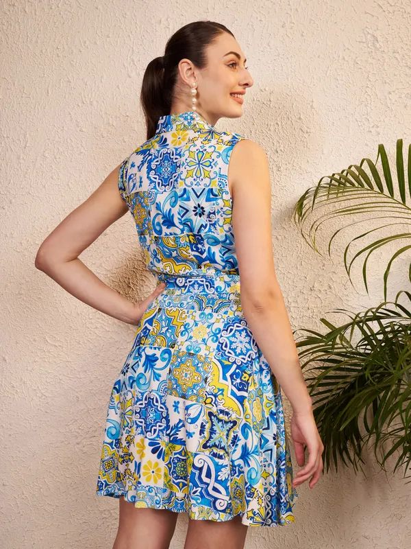 Multicolor_Printed_Fit_And_Flare_Dress_For_Women
