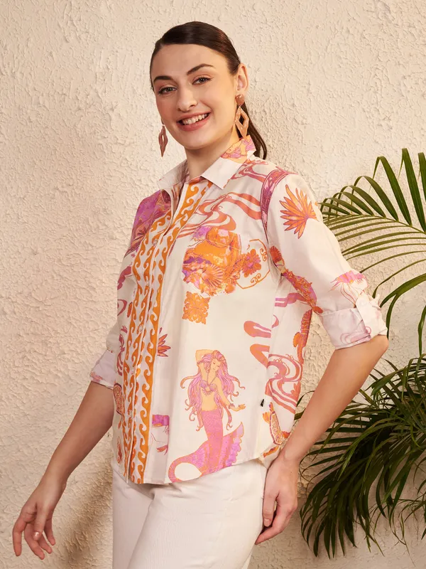 Multicolour_Printed_Regular_Fit_Shirt_For_Women