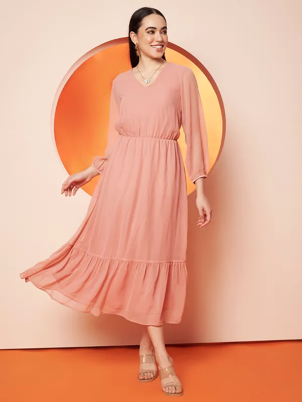 Pink_Fit_And_Flare_Midi_Dress_For_Women