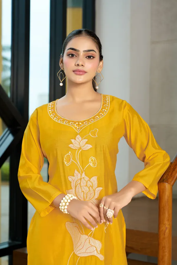 Yellow_Embroidered_Straight_Kurta_Set_for_Women