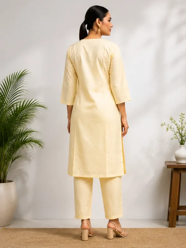 Cream_Embroidered_Straight_Kurta_Set_for_Women