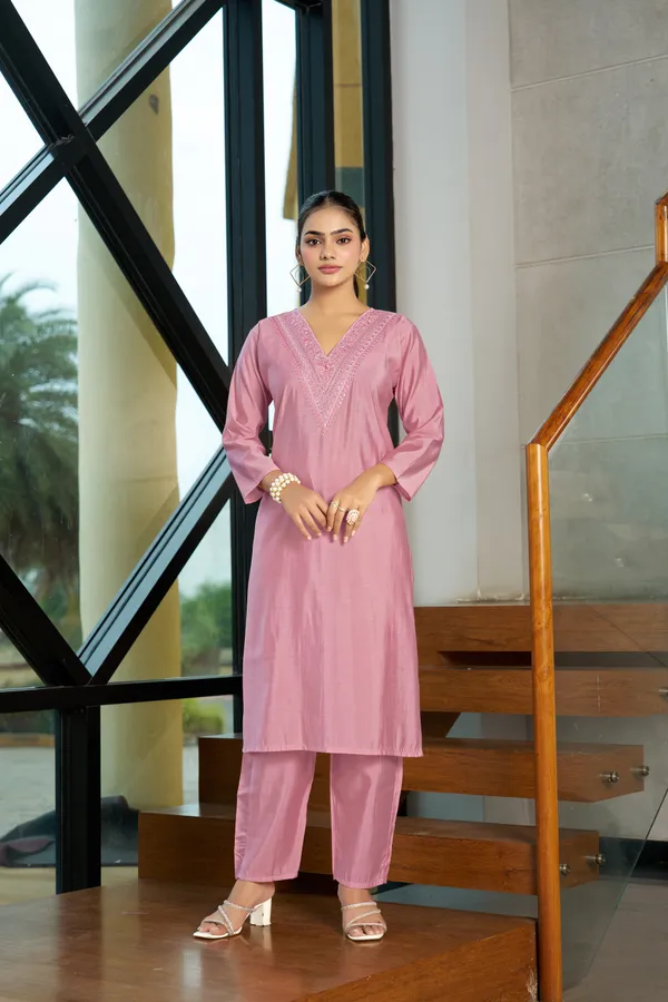 Pink_Straight_Fit_Kurta_Pant_Set_for_Women