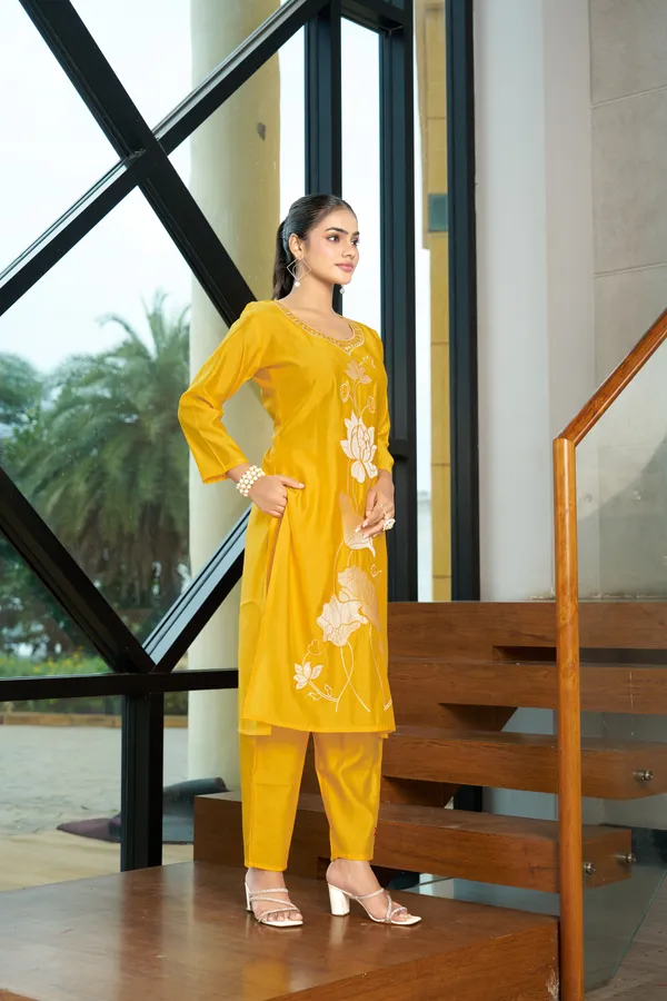 Yellow_Embroidered_Straight_Kurta_Set_for_Women
