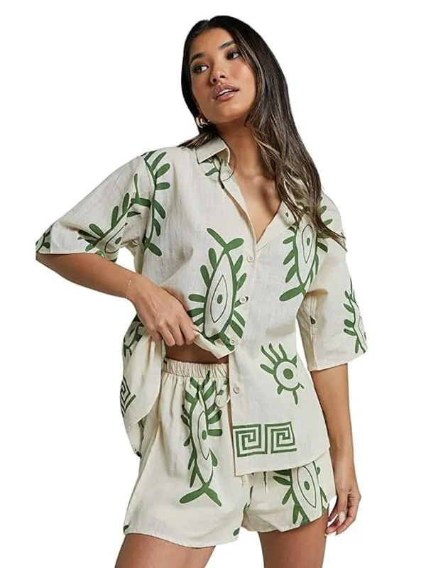 Women_S_Two_Piece_Outfit_Set_Summer_Printed_Short_Sleeve_Crop_Top_And_Leg_Shorts_Set_Casual_Coordinated_Clothing_Set_For_Women_And_Girls_Comfortable_Matching_Top_And_Shorts_Xxl