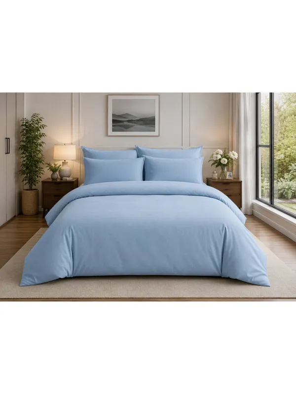 Pure_Cotton_Double_Bed_Solid_Duvet_Cover_Set