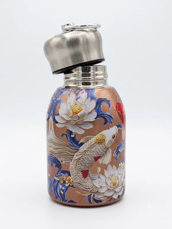 Stainless_Steel_Floral_Print_Water_Bottle