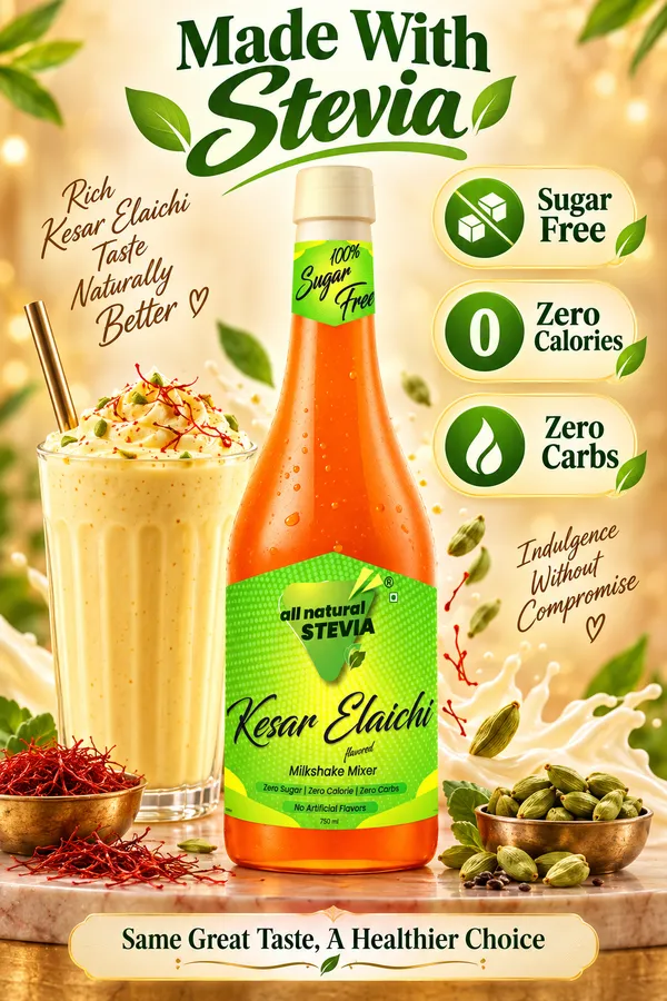 All_Natural_Stevia_Kesar_Elaichi_Syrup_750Ml