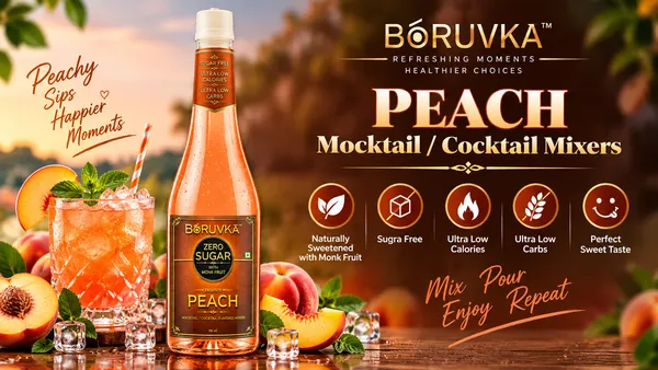 Boruvka_Monk_Fruit_Based_Peach_Mocktail_Cocktaail_Mixer_750_Ml