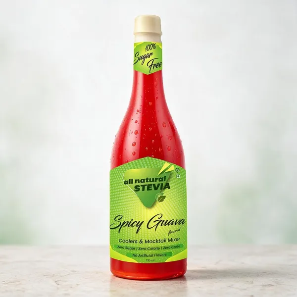 All_Natural_Stevia_Spicy_Guava_Syrup_750Ml