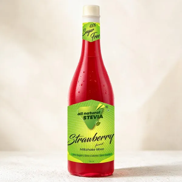 All_Natural_Stevia_Strawberry_Syrup_750Ml