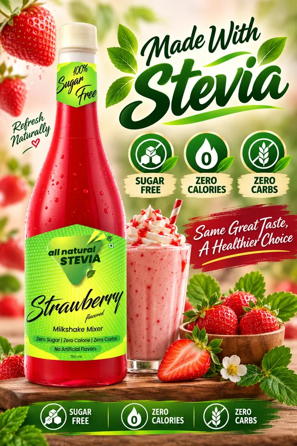 All_Natural_Stevia_Strawberry_Syrup_750Ml