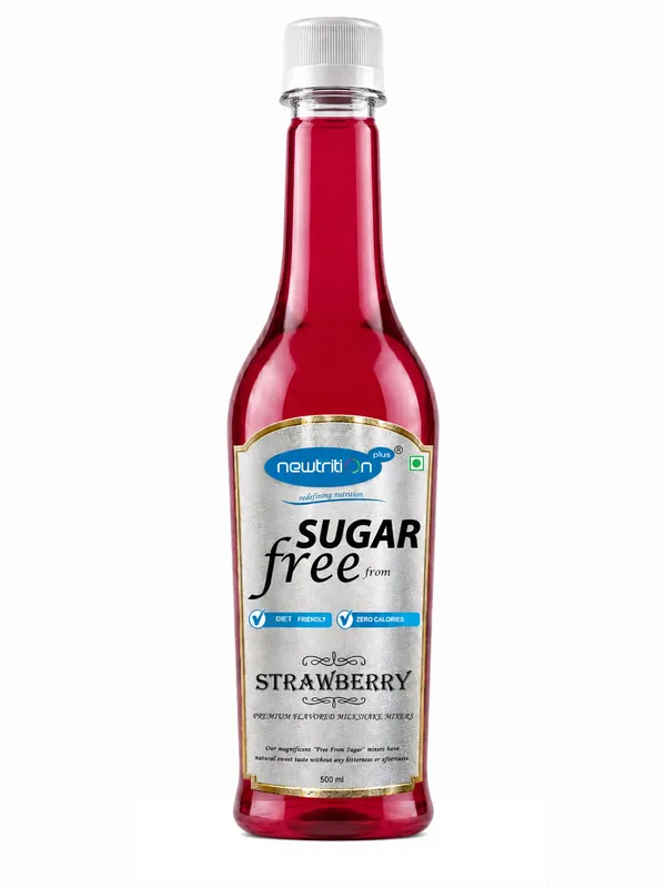 Newtrition_Plus_-_Strawberry_Free_From_Sugar_Milkshake_Mixer,_500_ml